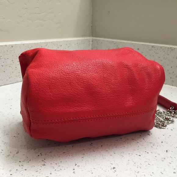 GIVENCHY Red Sugar Goatskin Mini Chain Pandora Bag - Picture 13 of 16